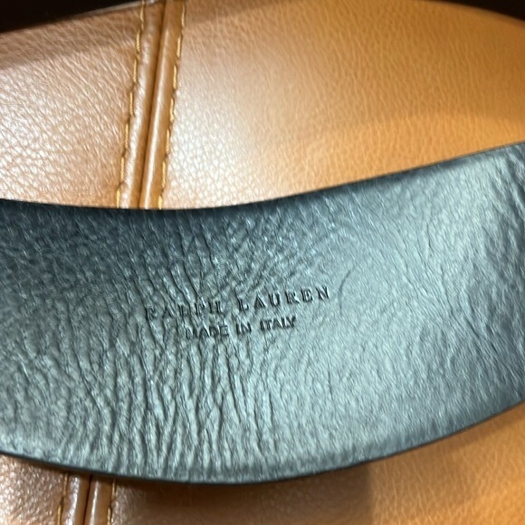 Ralph Lauren Black Suede belt . Italy. Sz M - Picture 7 of 8